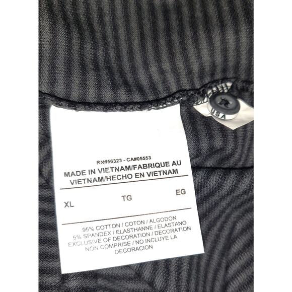 NIKE Team USA Polo Women's XL Collared Black Gray Striped Short Sleeve Buttons - Picture 9 of 16